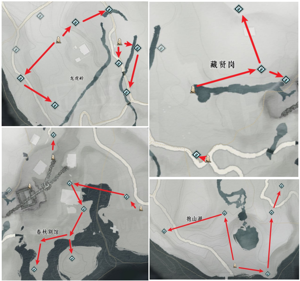 燕云十六声清河蹊跷收集全攻略：清河蹊跷位置图分布